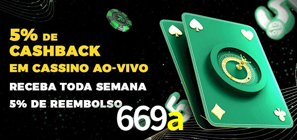 Promoções do cassino ao Vivo 669a